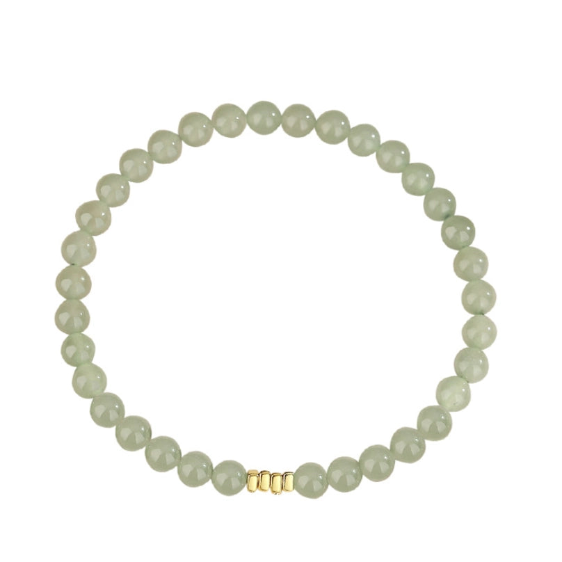 Oriental Treasure Broken Silver Dainty Bracelet  Hetian Jade Bracelet Protection S925 Sterling Silver