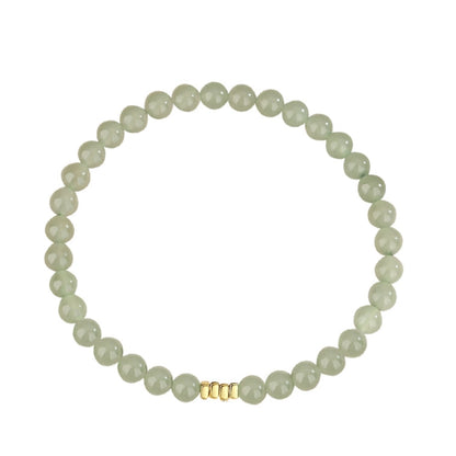 Oriental Treasure Broken Silver Dainty Bracelet  Hetian Jade Bracelet Protection S925 Sterling Silver