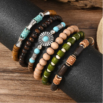 Collar de turquesa y oro con tesoro oriental, collar sencillo de cuentas con piedra natal de diciembre, collar minimalista, joyería bohemia, collar en capas